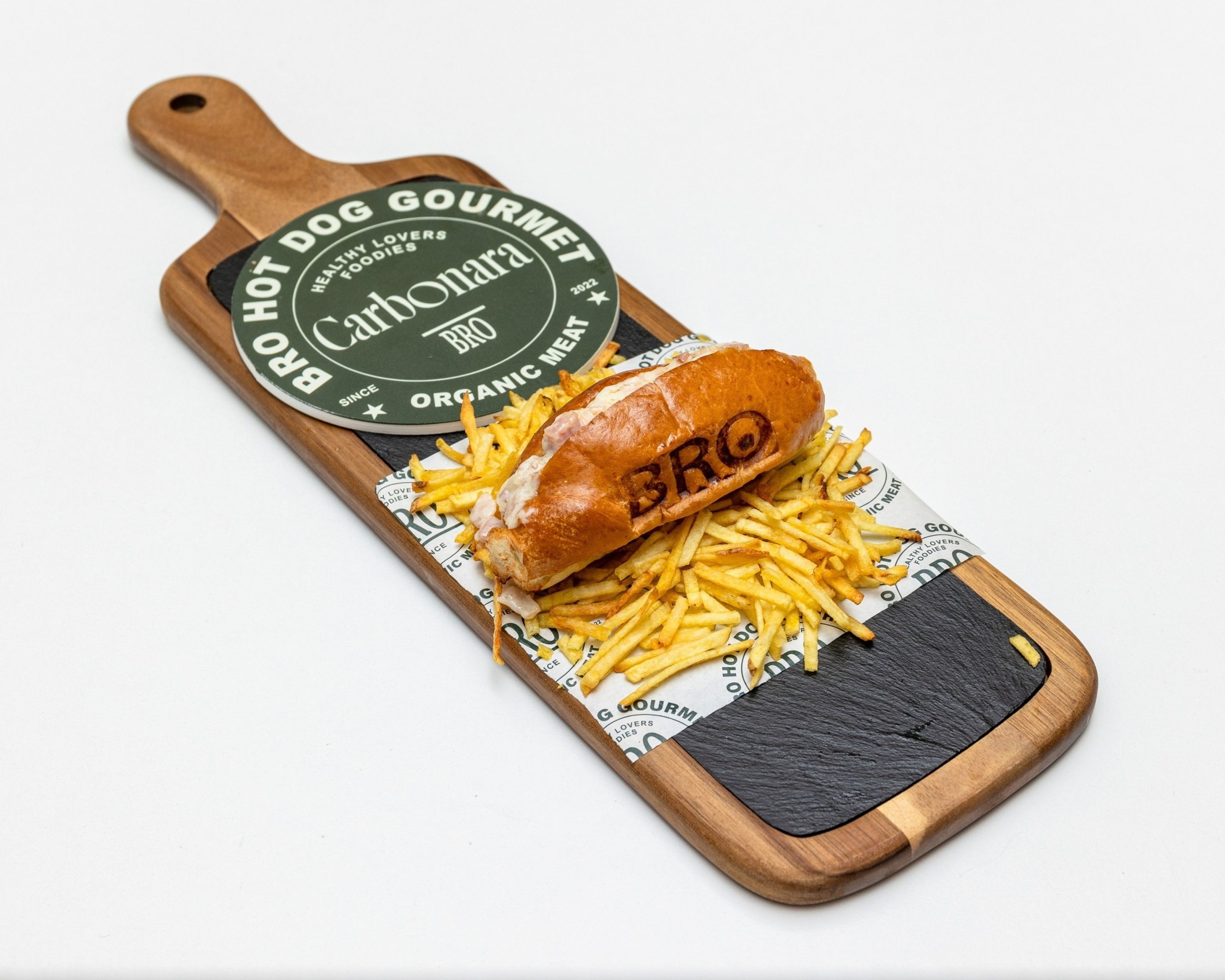 Carbonara BRO — hot dog gourmet BRO